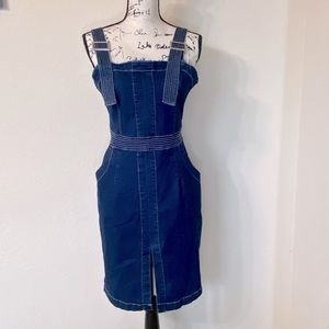 MEBON Blue Jean Jumper Dress (L)